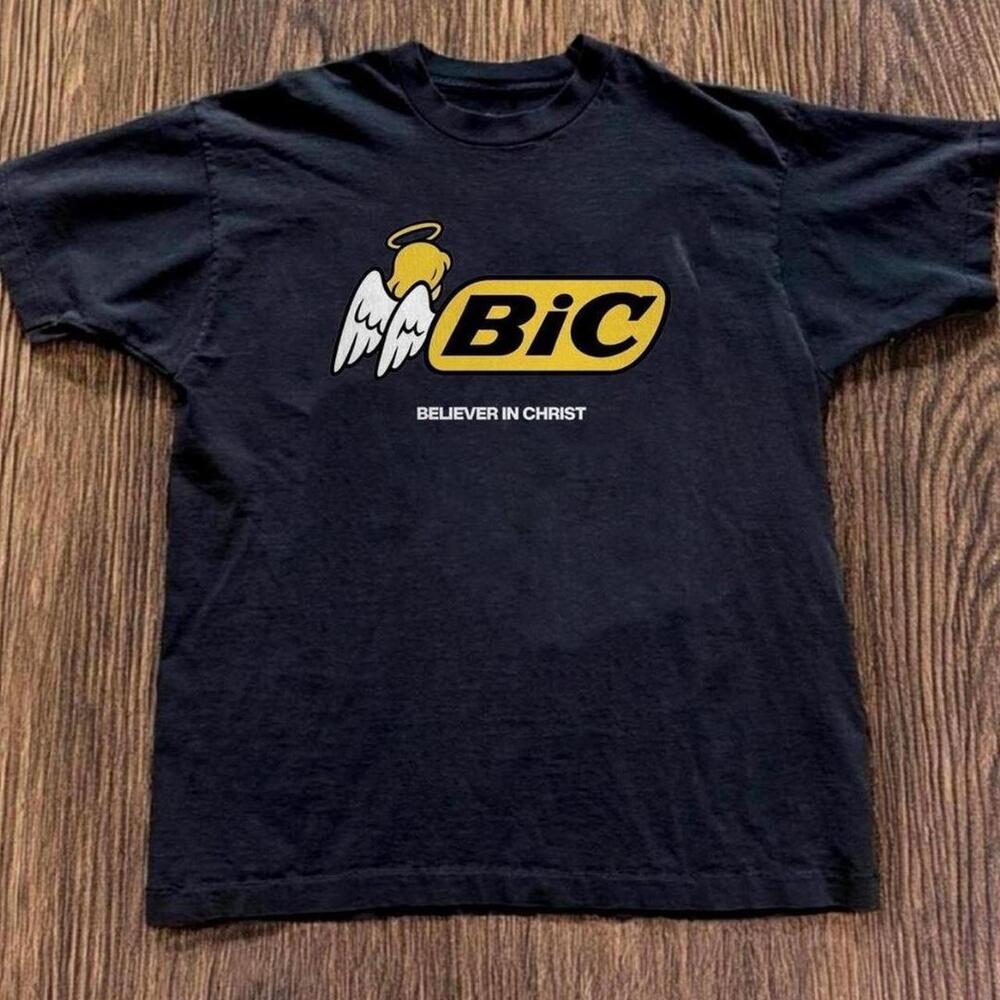 Gildan Black T Shirt Bic Black Cotton T Shirt